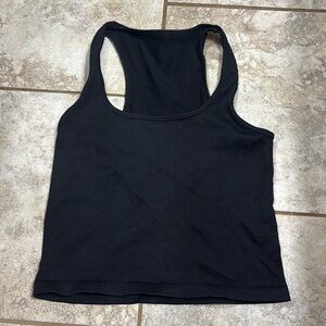 Ribbed Crop Tank Top